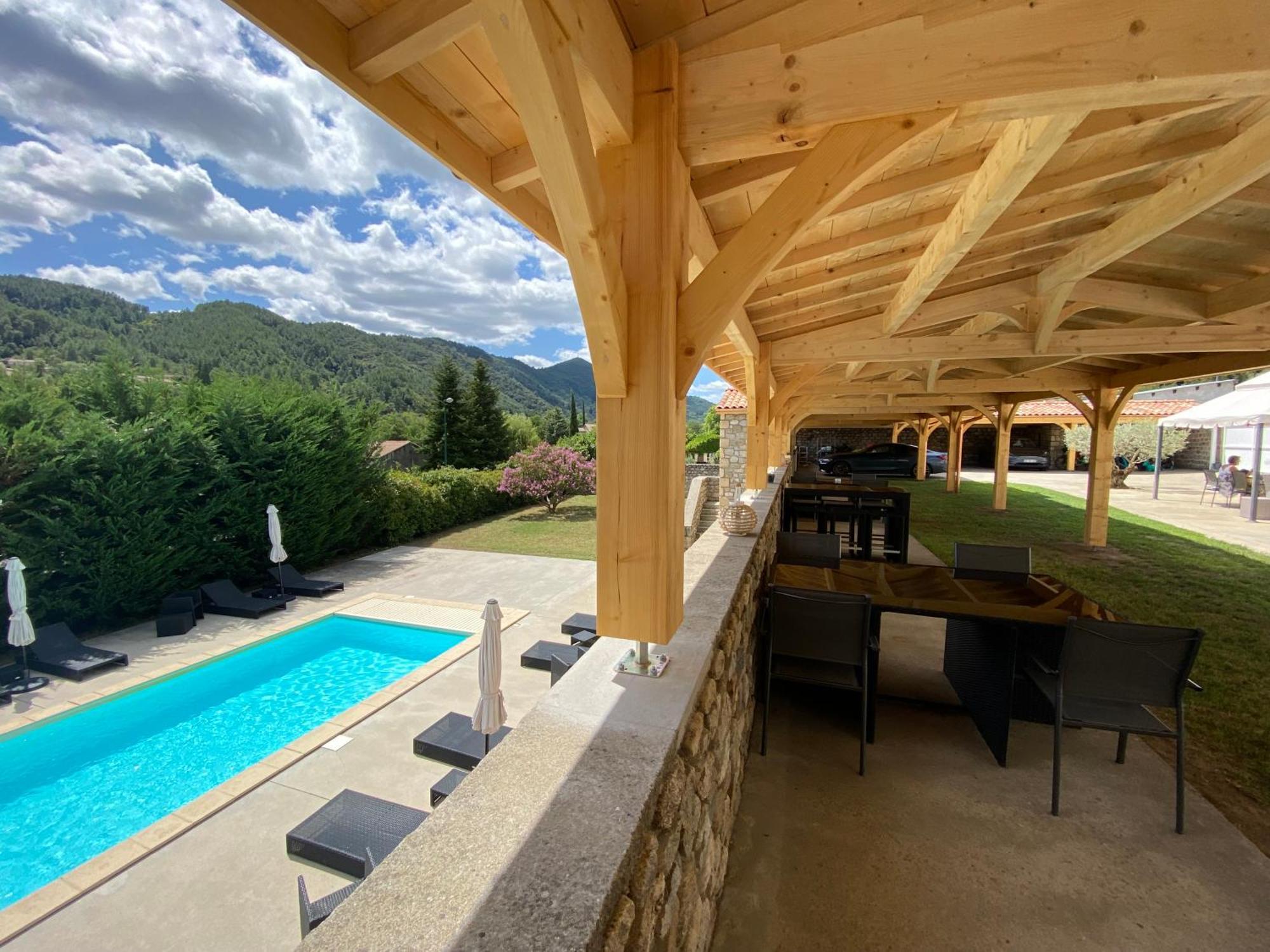 Saint-Fortunat-sur-Eyrieux Domaine Les Buis Bed & Breakfast エクステリア 写真